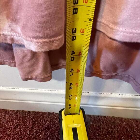 Urban X Pink Tie-Dye Stretch Crew-Neck Cross Back Casual Maxi Dress Size Med - Picture 3 of 5